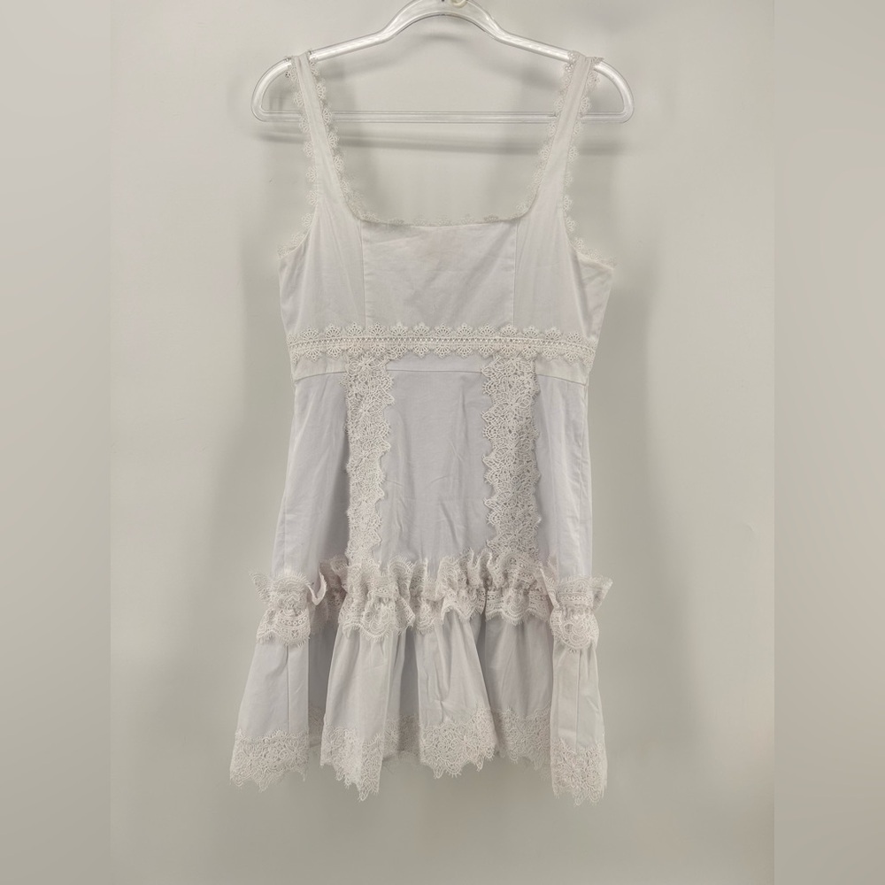 Cinq a Sept Aziza Lace Embellished Mini Dress Sleeveless Women's Size 4 NWT - Picture 4 of 9